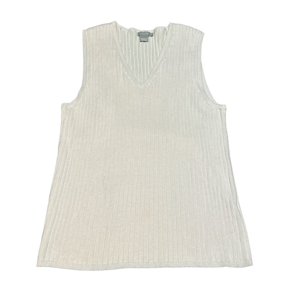 J Crew Y2K Ribbed Sweater Vest Size:L